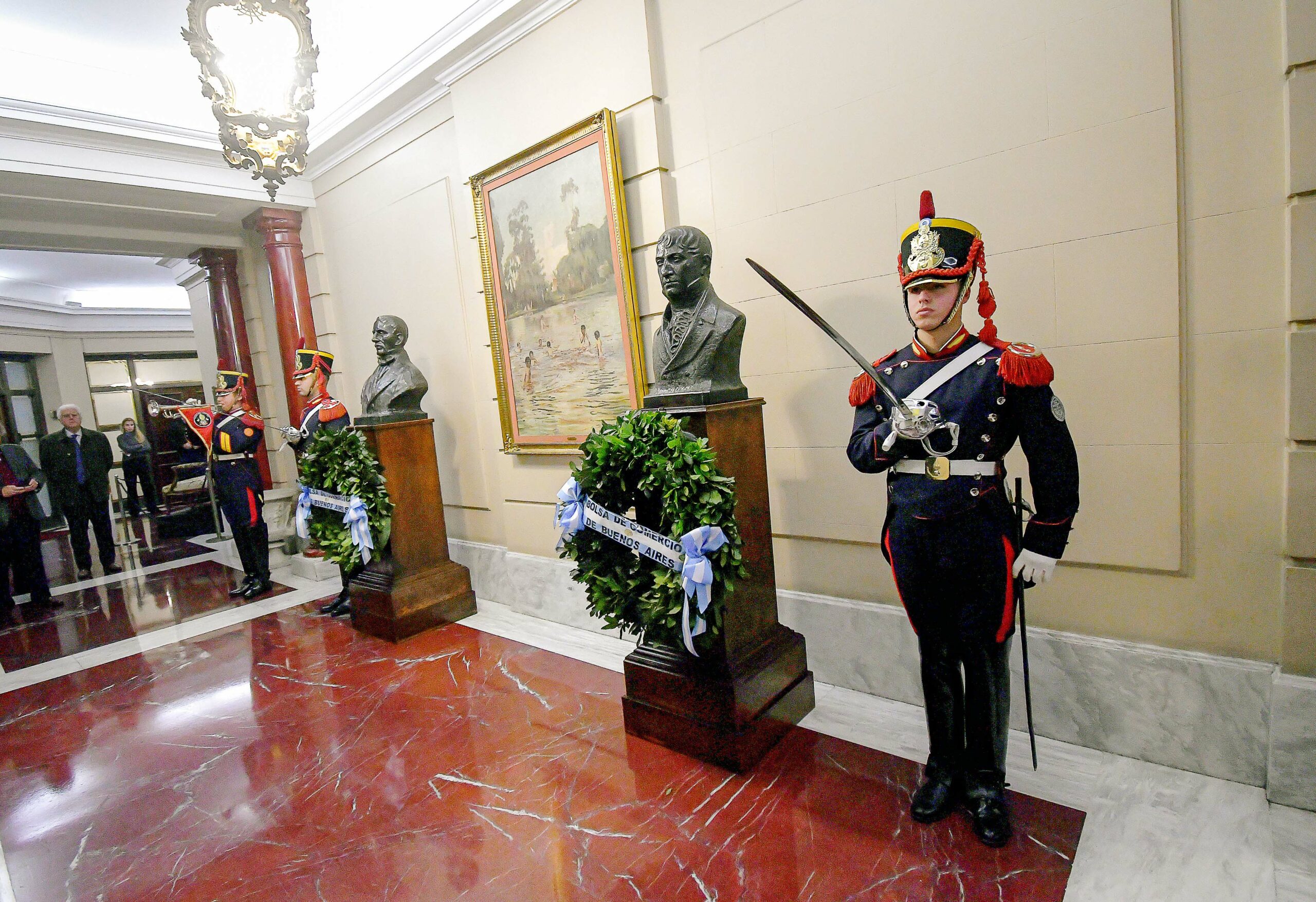 Homenaje a los gestores del 25 de Mayo y del 9 de Julio