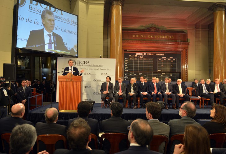 La BCBA celebró su 162° Aniversario con la visita del Presidente Macri