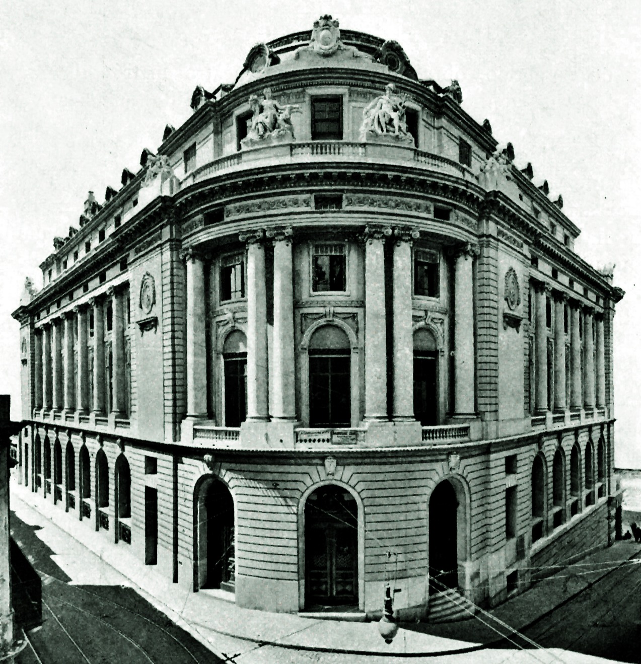 El Palacio Bursátil, obra maestra de Christophersen