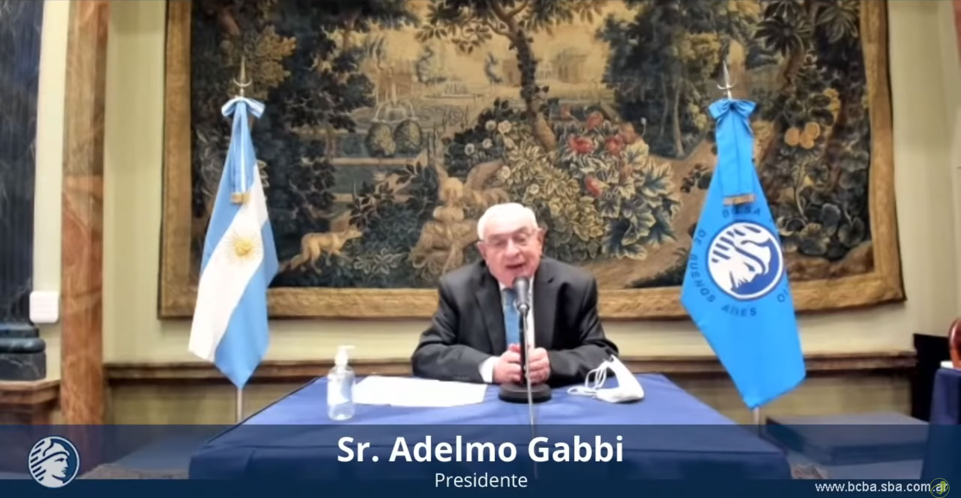 Gabbi anunció gestiones para reabrir las instalaciones de la Bolsa