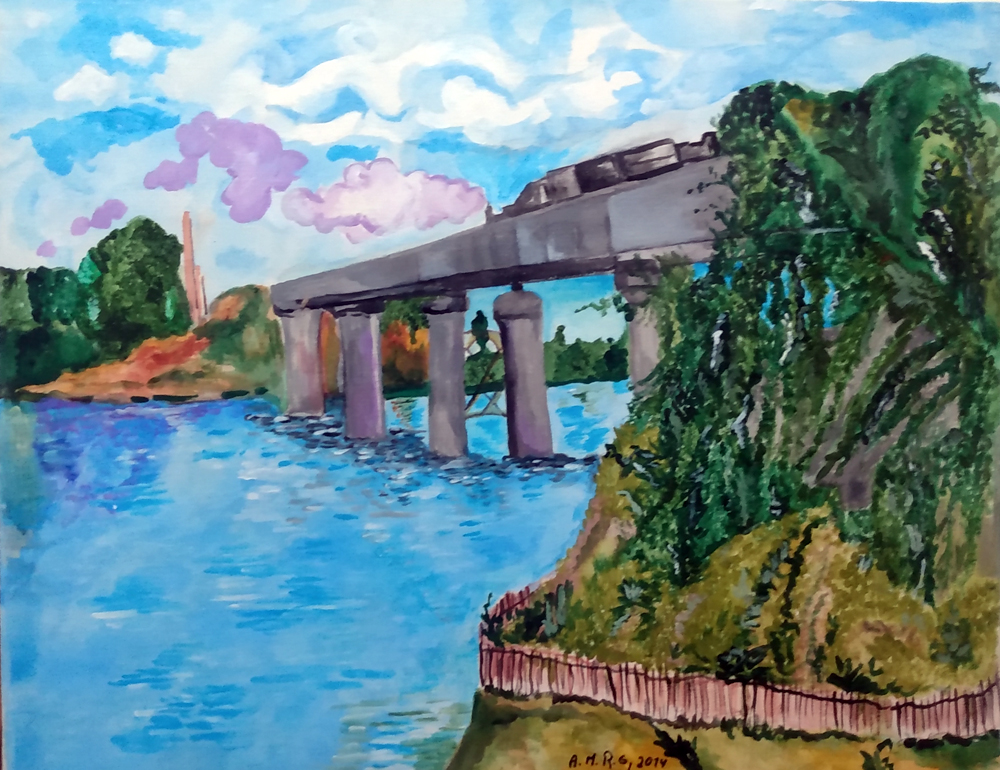 Muestra de arte en la BCBA